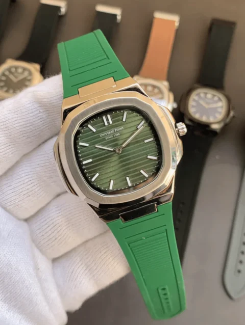 Universe point (112) Green ultra slim Men's watch
