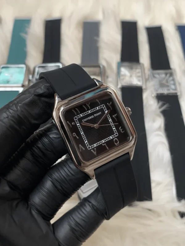 Universe Point Arabic Dail B/S/B Strap Watch