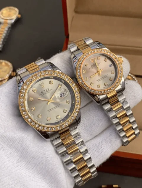 Rolex Stone Bazzel (T.T) Couple Watch-1