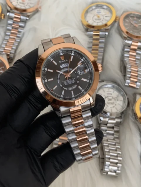 Sky Dweller Quartz Watch with Day & Date Display