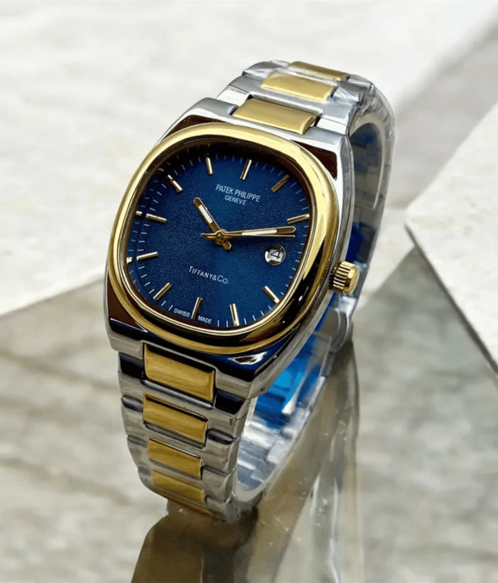 Patek Geneve Texture Dail (T.T.BL) Men's watch