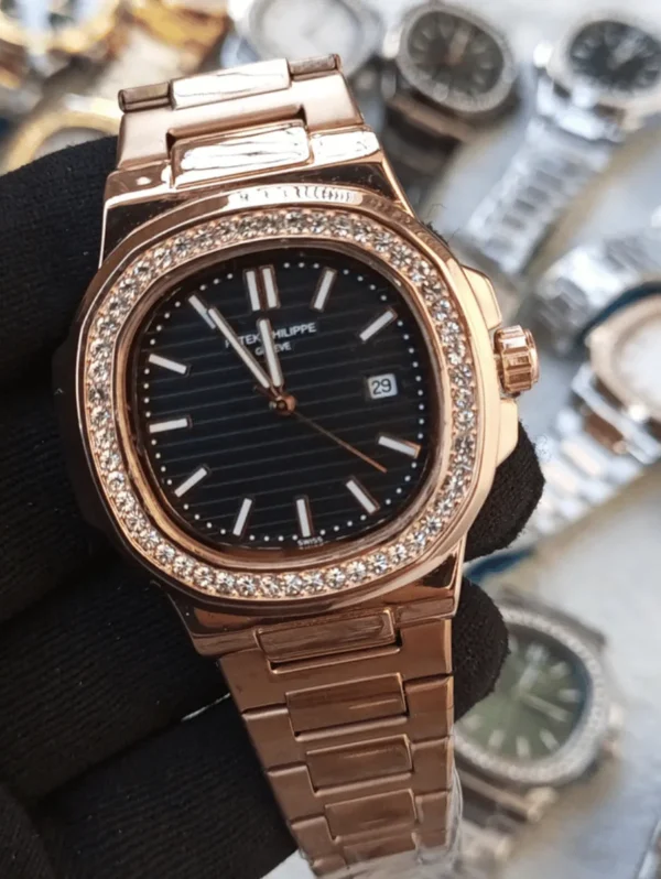 Patek Phillips stone Bazzel Nautilus men's Watch-1