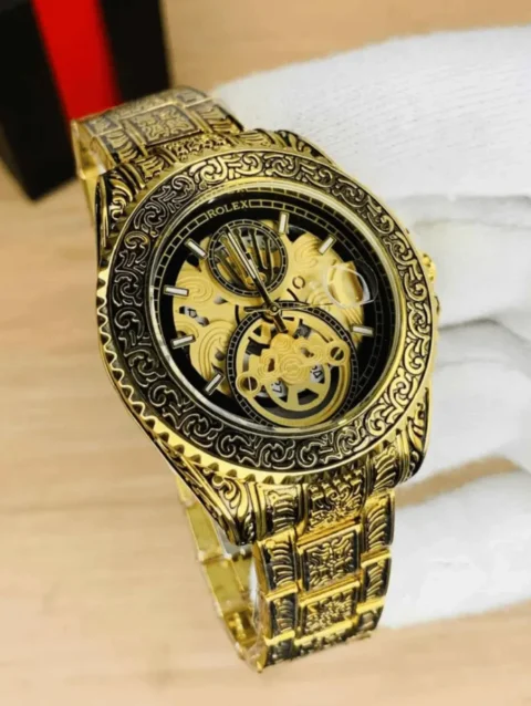 Rol*x Engraved Men's watch-1