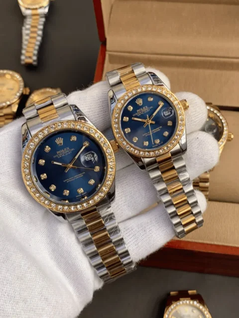 Rolex Stone Bazzel (T.T) Couple Watch